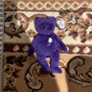 Purple “original” Princess Diana Beanie Baby Bear